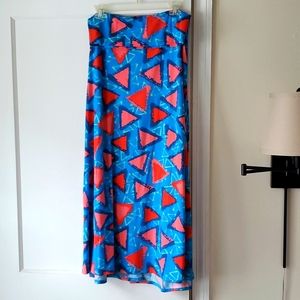 Lularoe maxi skirt, size S
